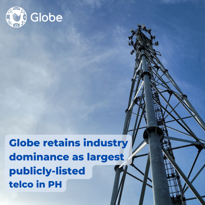 Globe retains industry dominance as largest publicly-listed telco in PH