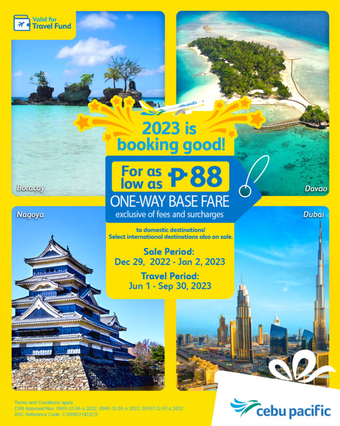 2023 is booking good with Cebu Pacific