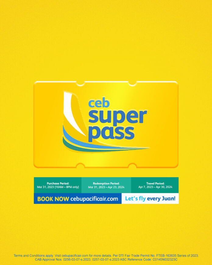 CEB Super Pass Returns as Cebu Pacific Celebrates 27th Anniversary