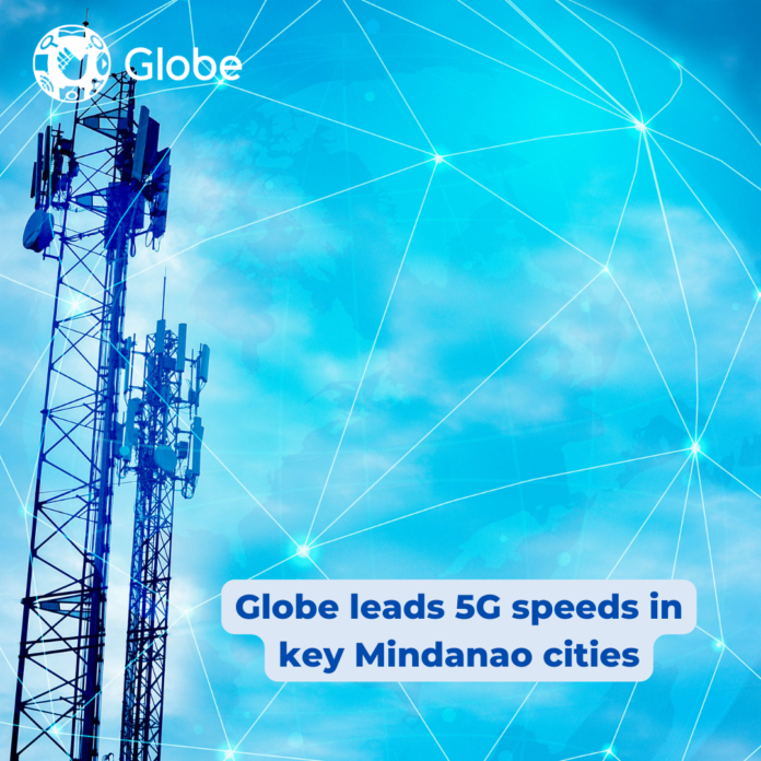 Globe leads 5G speeds in key Mindanao cities