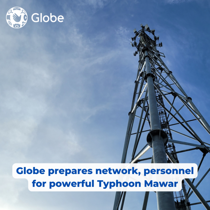 Globe prepares network, personnel for powerful Typhoon Mawar