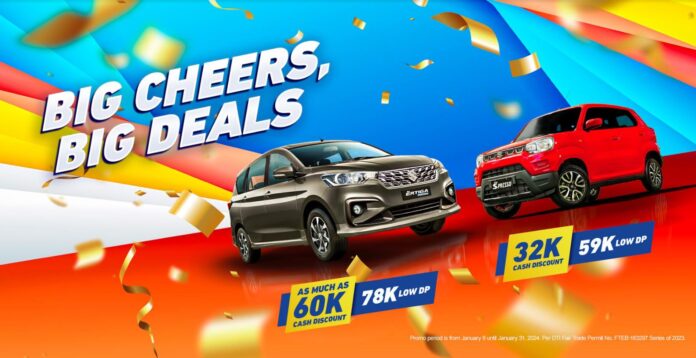 SUZUKI WELCOMES 2024 WITH BIG CHEERS AND BIG DEALS FOR ERTIGA HYBRID AND S-PRESSO