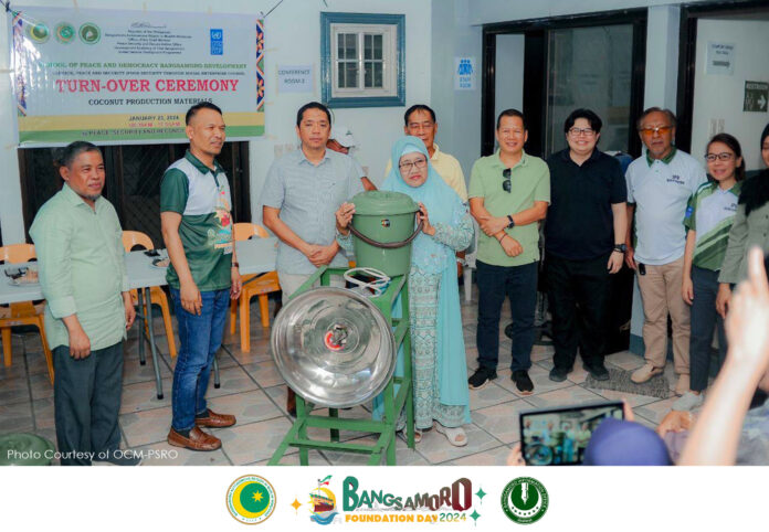 BARMM, UNDP partner to empower former combatants through coconut production support