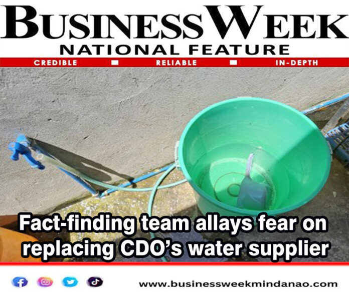 Fact-finding team allays fear on replacing CDO’s water supplier